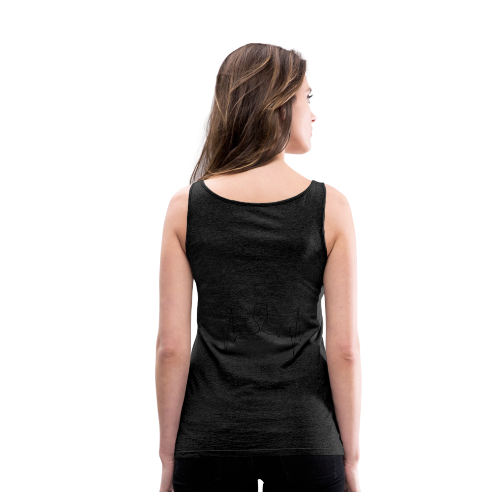 Camisa sin mangas me encanta la birra - antracita