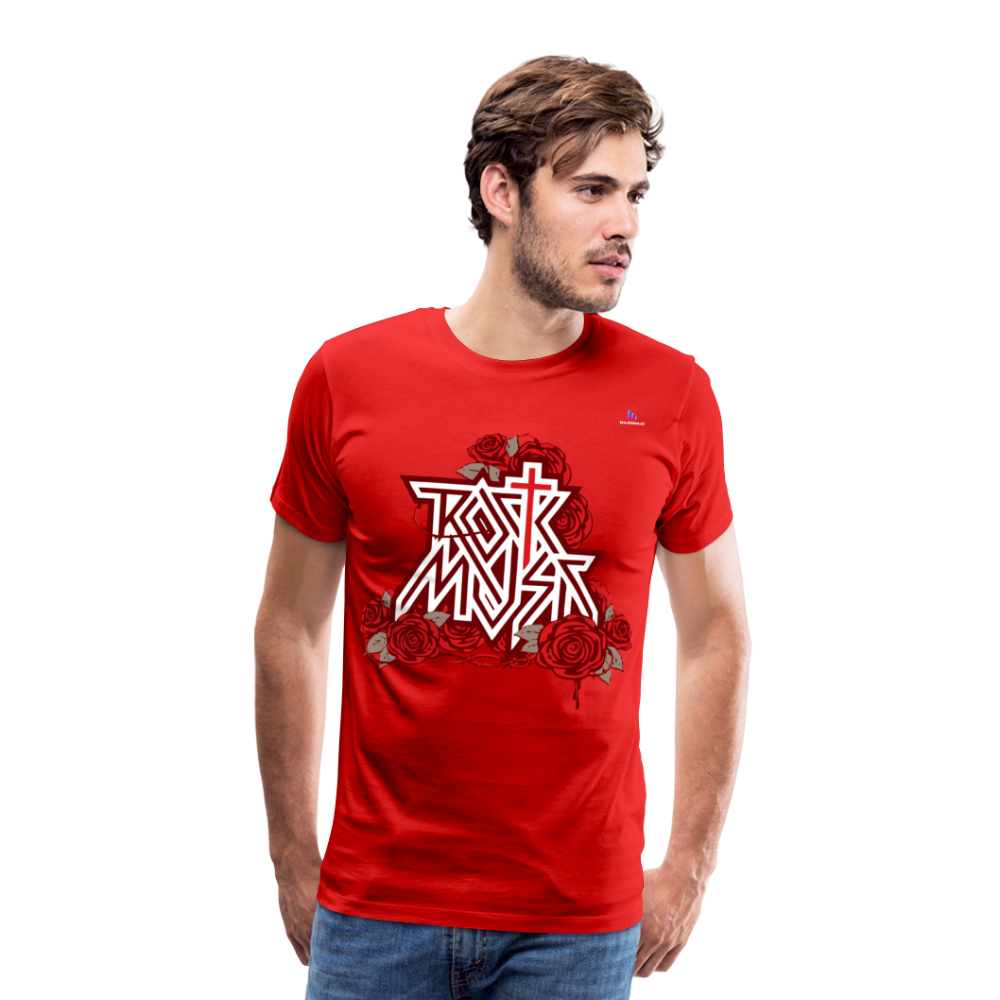 Camisa rock - rojo