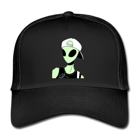 Gorra alien - negro/negro