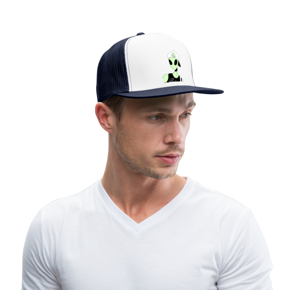 Gorra alien - blanco/azul marino