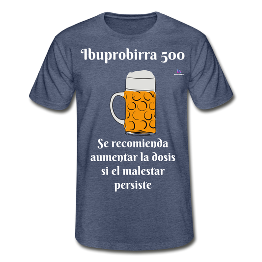 Camisa ibuprobirra - azul marino salpicado