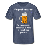 Camisa ibuprobirra - azul marino salpicado