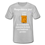 Camisa ibuprobirra - gris jaspeado