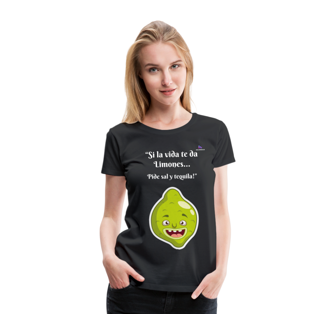 Camisa limones - negro