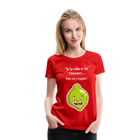 Camisa limones - rojo