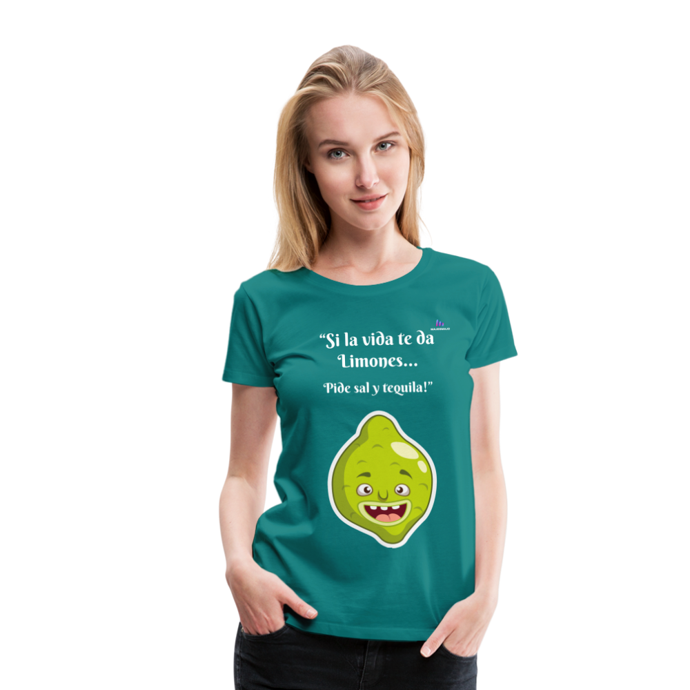 Camisa limones - azul océano