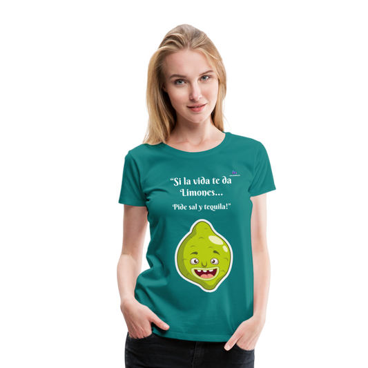 Camisa limones - azul océano