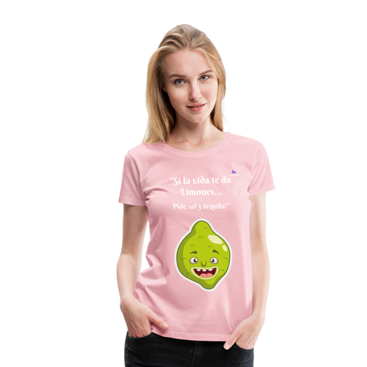 Camisa limones - rosa claro