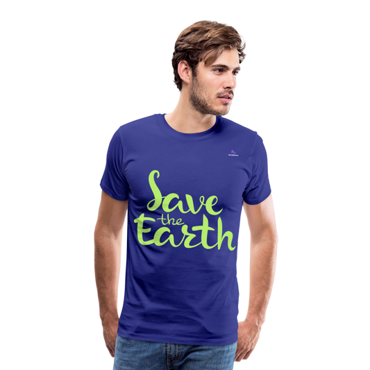 Camisa Save the earth - azul real