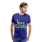 Camisa Save the earth - azul real