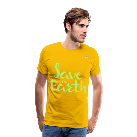 Camisa Save the earth - amarillo sol