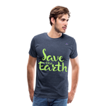 Camisa Save the earth - azul jaspeado