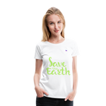 Camisa save the earth - blanco