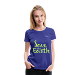 Camisa save the earth - azul real