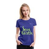 Camisa save the earth - azul real