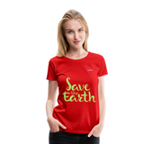 Camisa save the earth - rojo