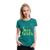 Camisa save the earth - azul océano