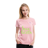 Camisa save the earth - rosa claro