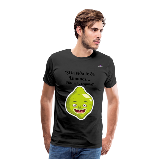 Camisa limones - negro