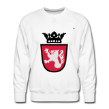 Sudadera premium "Crest" - blanco