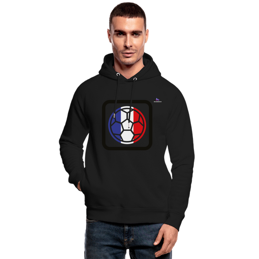 Sudadera Stanley & Stella "Französischer fußball" - negro