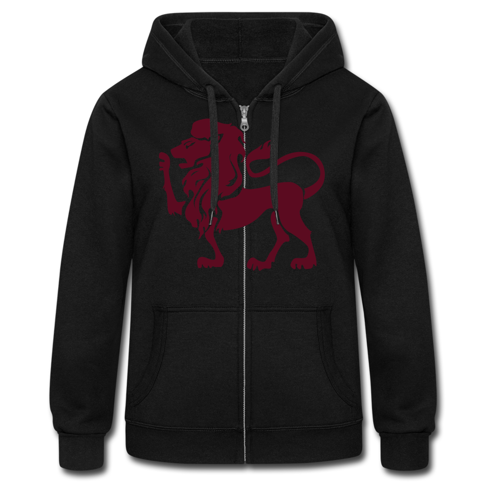 Chaqueta con capucha "Lion" - negro