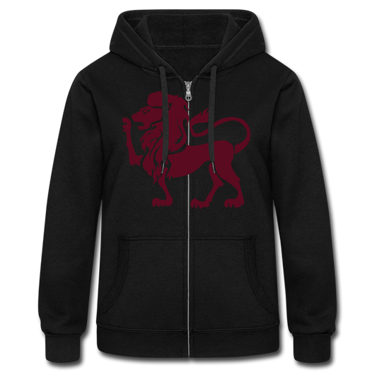 Chaqueta con capucha "Lion" - negro