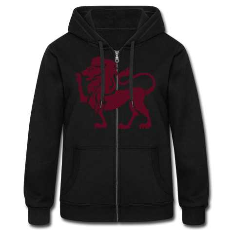 Chaqueta con capucha "Lion" - negro