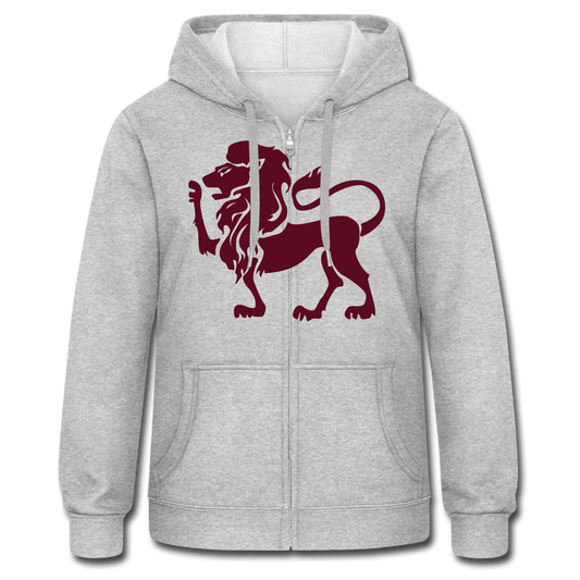 Chaqueta con capucha "Lion" - gris jaspeado