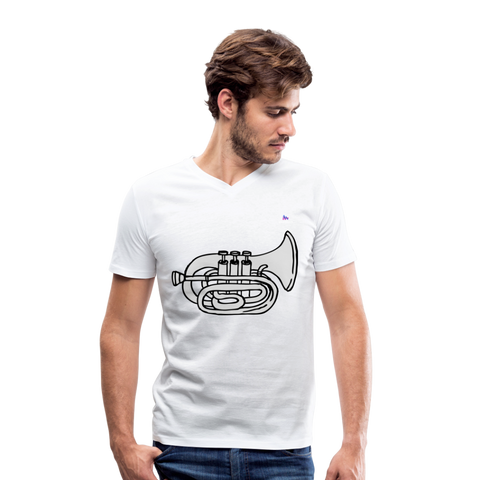 Camisa ecologica "Tuba" - blanco