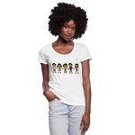 Camiseta con escote redondo "Kids" - blanco