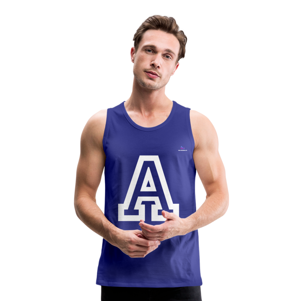 Tank top premium "A" - azul real