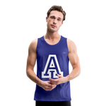 Tank top premium "A" - azul real