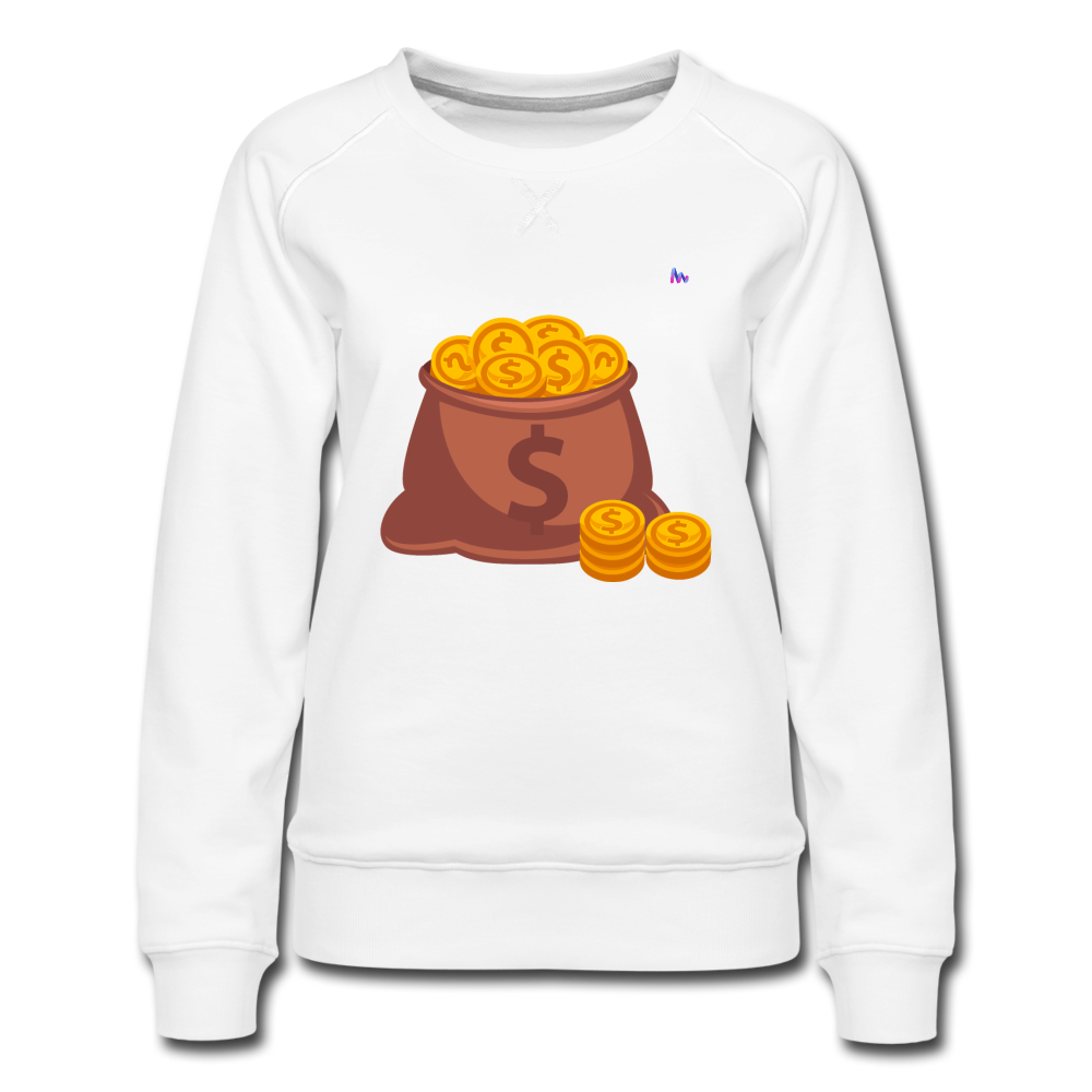 Sudadera premium "Purse" - blanco