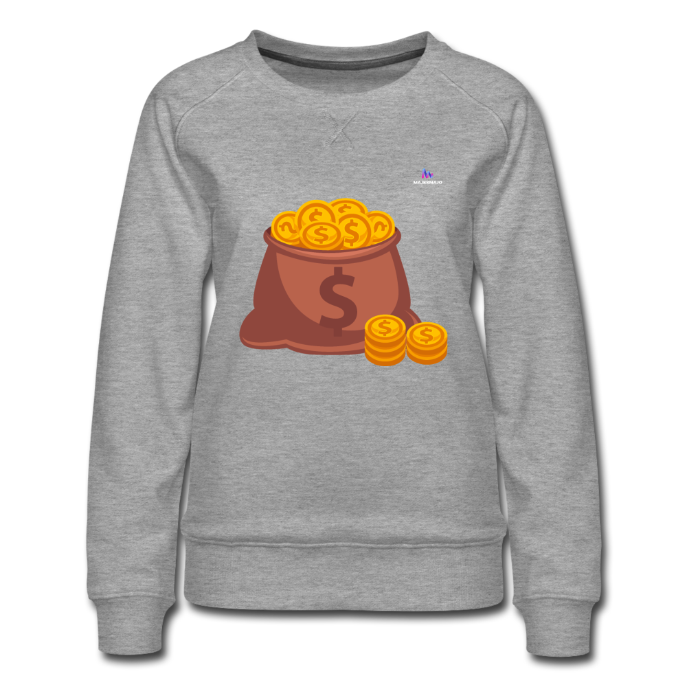 Sudadera premium "Purse" - gris jaspeado