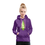 Sudadera con capucha premium"Christmas Tree" - purple