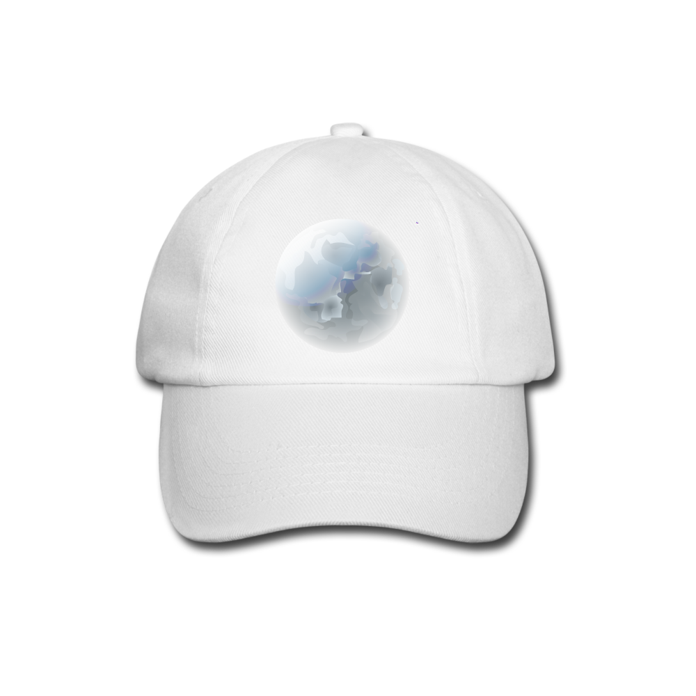 Gorra béisbol "moon" - blanco/blanco