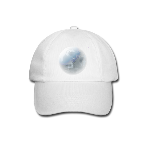 Gorra béisbol "moon" - blanco/blanco