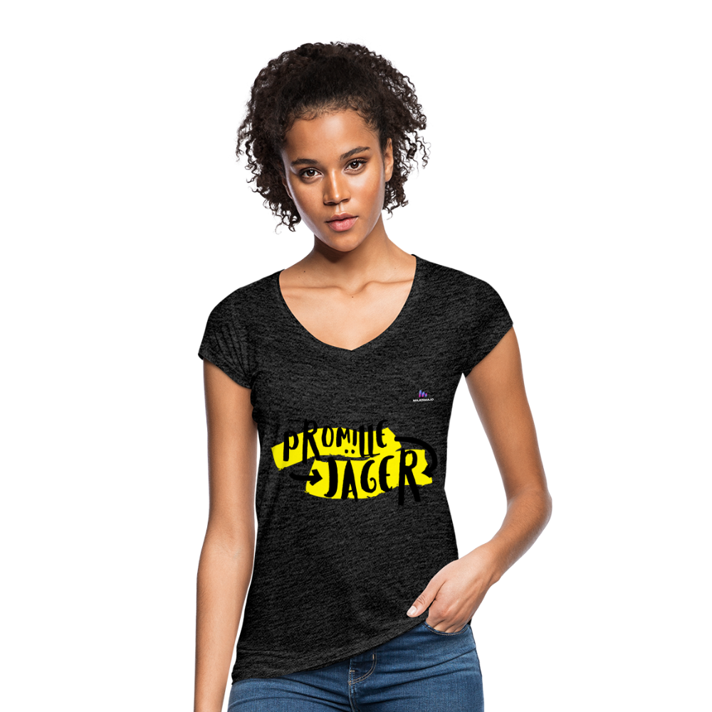 Camisa vintage "Promillejäger" - antracita