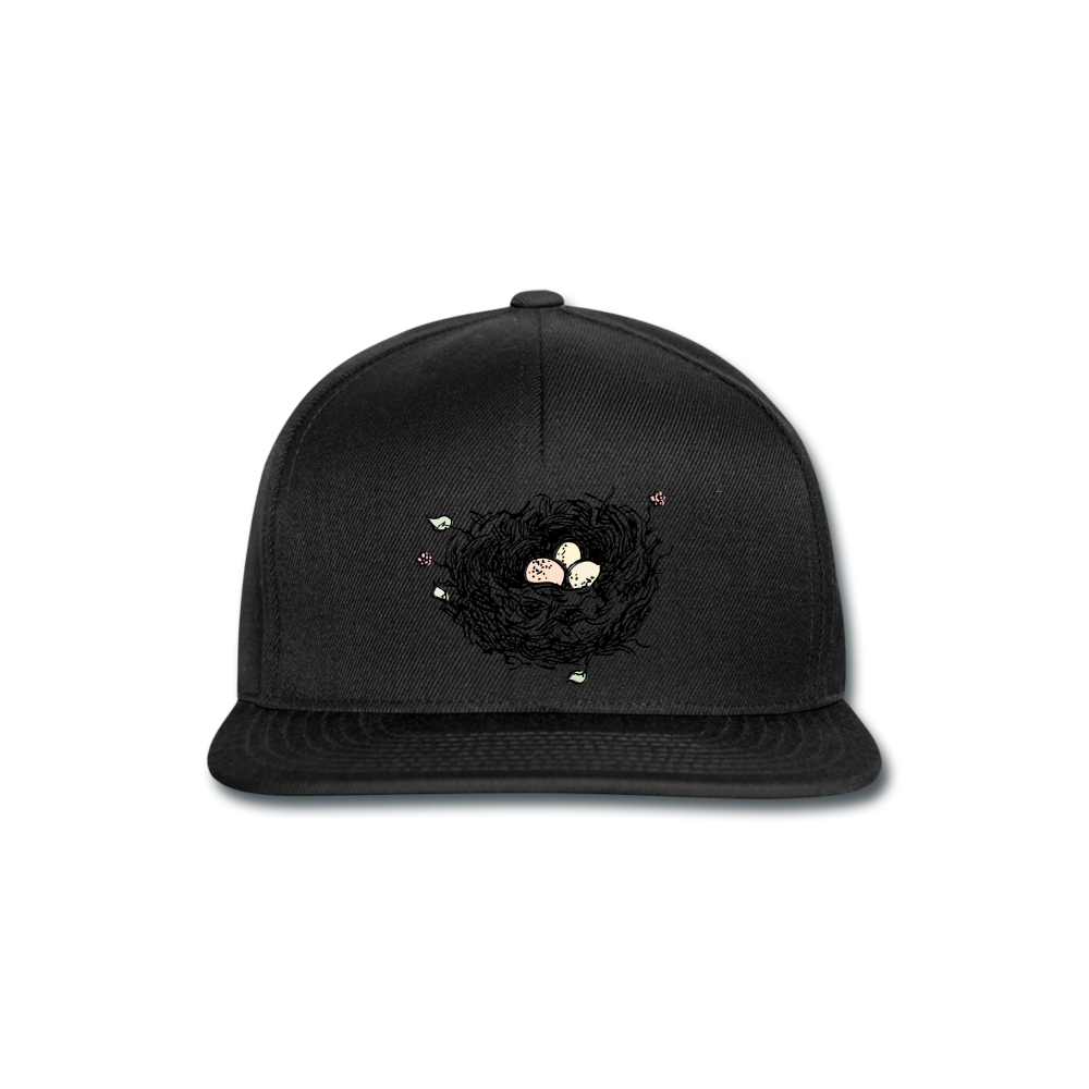Gorro "nido" - negro/negro