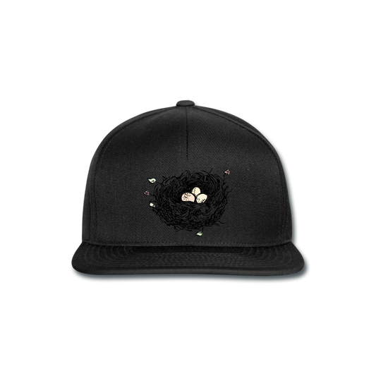 Gorro "nido" - negro/negro