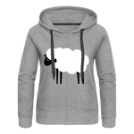 Chaqueta con capucha "sheep" - gris jaspeado