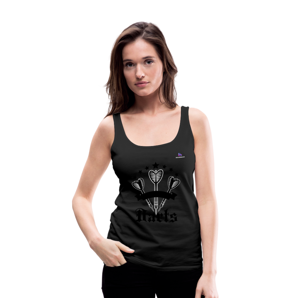 Camisa premium "darts logo" - negro