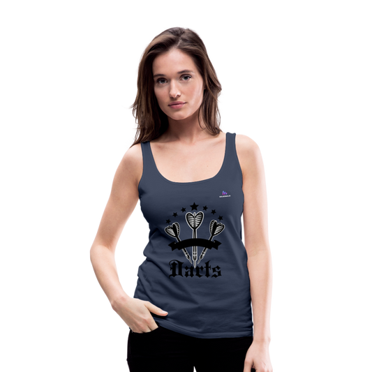 Camisa premium "darts logo" - azul marino