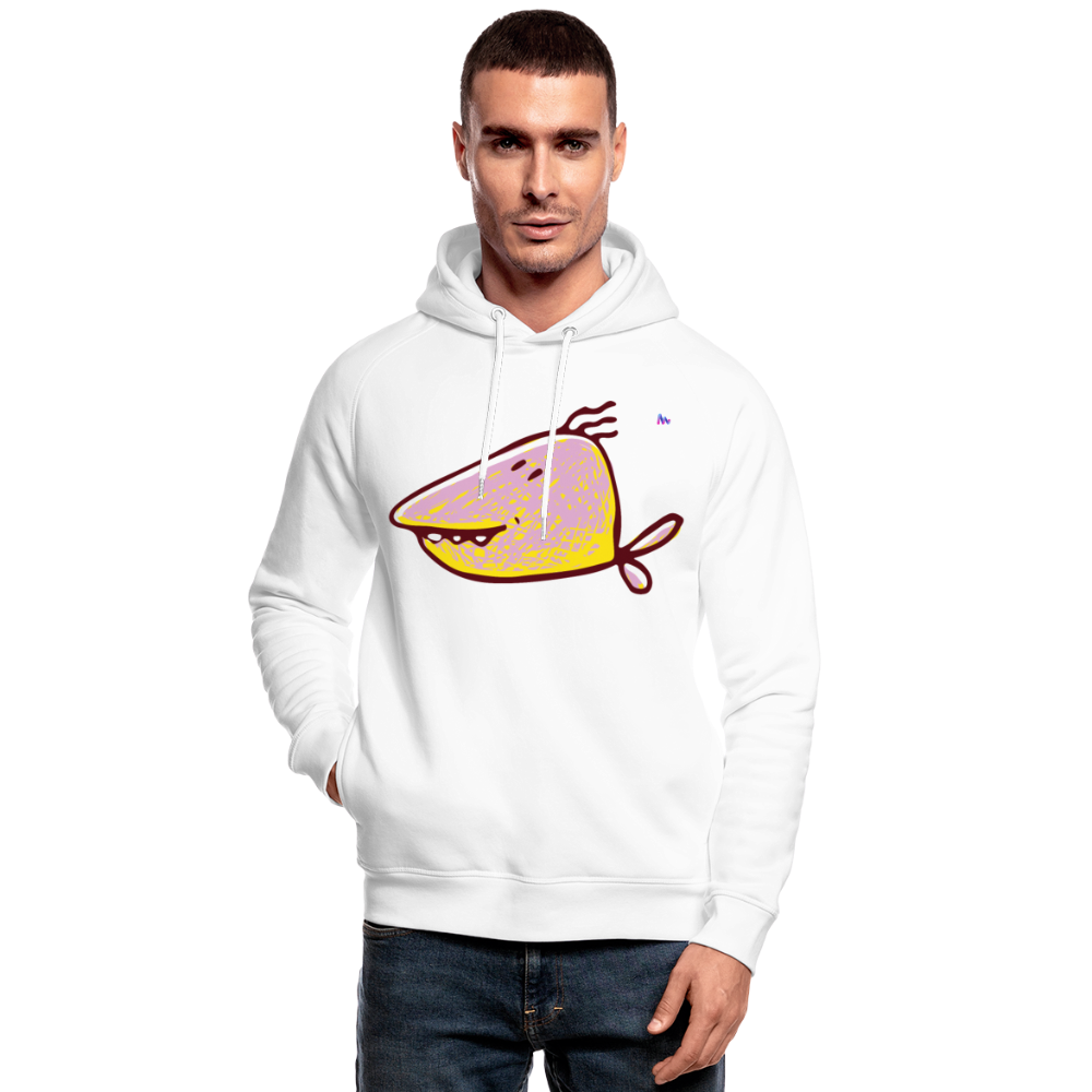 Sudadera ecologica by Stanley & Stella "fish" - blanco