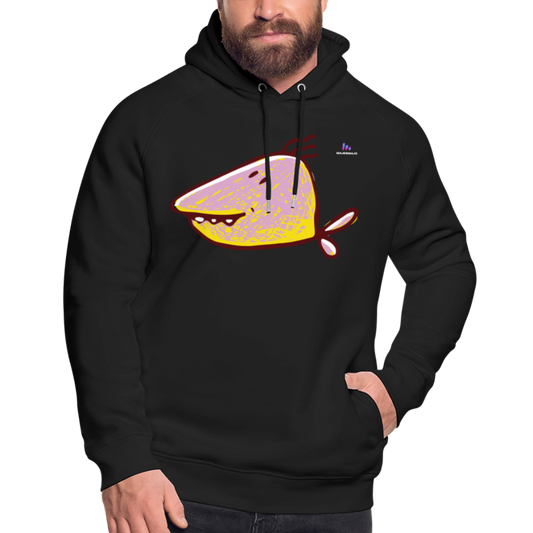 Sudadera ecologica by Stanley & Stella "fish" - negro