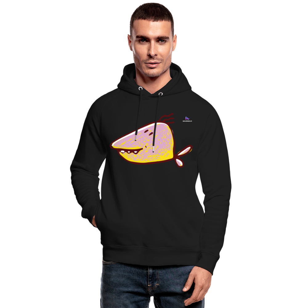 Sudadera ecologica by Stanley & Stella "fish" - negro