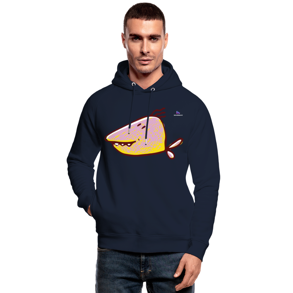 Sudadera ecologica by Stanley & Stella "fish" - azul marino