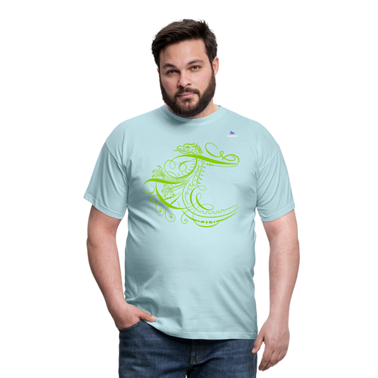Men's T-Shirt "ornament" - celeste