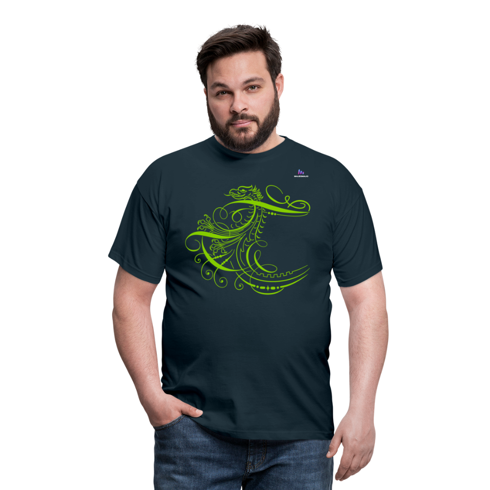 Men's T-Shirt "ornament" - azul marino